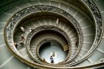 Escalera de Bramante. Museos Vaticanos