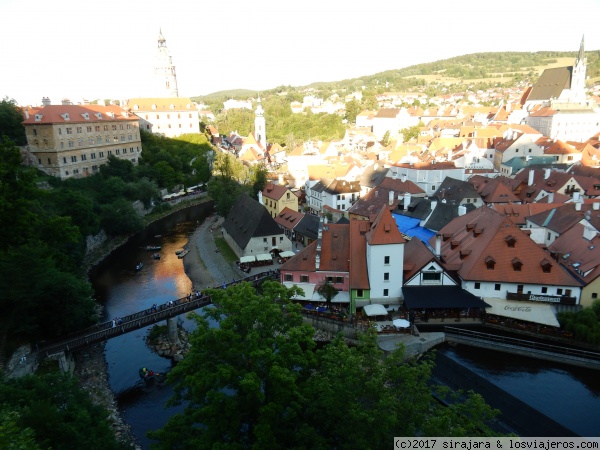 Vista panorámica, Césky Krumlov
Vista panorámica meandro, Césky Krumlov
