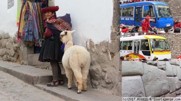 Gente de Cuzco, piedra de los doce ángulos y combi
Gente de Cuzco, piedra de los doce ángulos y combi
