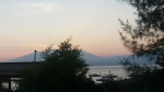 Amanece sobre el volcán RINJANI (LOMBOK), visto desde GILI-T