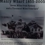 MANLY WHARF @1888, Bahía de SÍDNEY