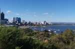 PERTH y el SWAN River desde el KING's PARK