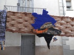MORELLA, tapiz de esparto y  papel rizado, Sexenni 2012