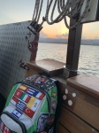 Puesta de sol en el Mar de Galilea
galilea, calvito, navegar