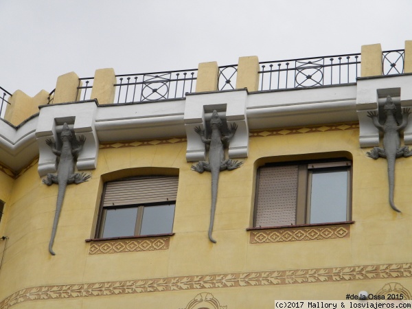 La casa de los Lagartos
Detalle de casa modernista en Madrid
