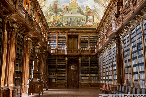 The Philosophical Hall - Praga
Esta es una de las dos bibliotecas que podemos encontrar en el monasterio de Strahov
