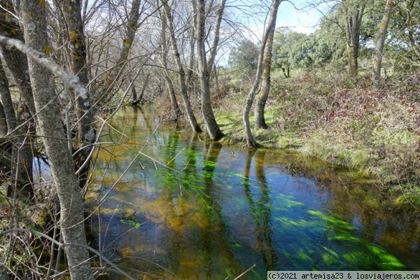 UN RÍO DE COLORES.
Río Perales. Navalagamella (Madrid). Ruta de los Molinos.
