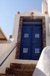 Puerta a ningún lado
Oia, Santorni, vistas, casas, blancas, tejados, puertas, azules