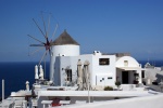 Molino Oia
Oia, Santorni, vistas, casas, blancas, tejados, puertas, azules