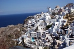 Oia, Santorini
Oia, Santorni, vistas, casas, blancas, tejados, puertas, azules