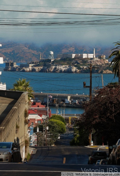 Alcatraz - San Francisco
Casi da vértigo enfrentarse a estas cuestas
