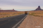 Llegando a Monument Valley, Utah