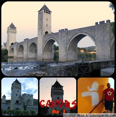 Puente de Cahors
Collage de fotos de la estancia en cahors
