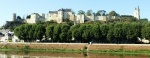 Panorámica del castillo de Chinon