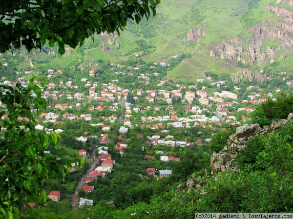 Vista panorámica de Goris
Vista panorámica de la ciudad de Goris, en la provincia de Syunik, cerca de Nagorno Karabakh
