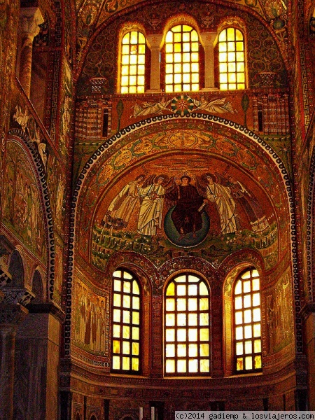 Ravenna: Iglesia de San Vitale
Basílica bizantina de San Vitale, en Ravenna
