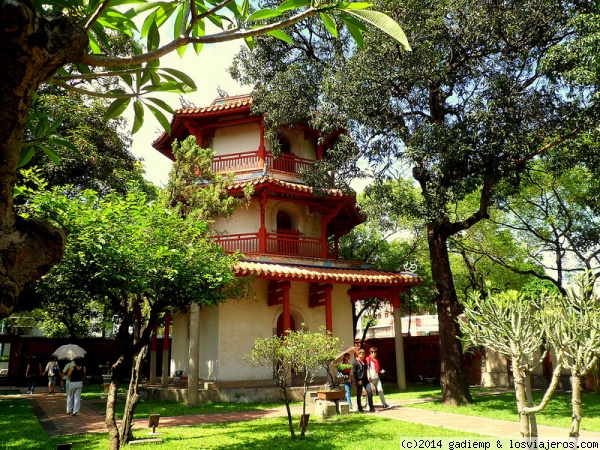 Tainan: Templo de Confucio
Pabellón del dios de la Literatura del Templo de Confucio de Tainan
