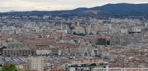 Marsella
foto desde lo alto del monte dónde se encuentra Notre Dame de la Garde
