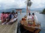 Ceremonia en Itsukushima
Ceremonia, Itsukushima, Celebración, santuario