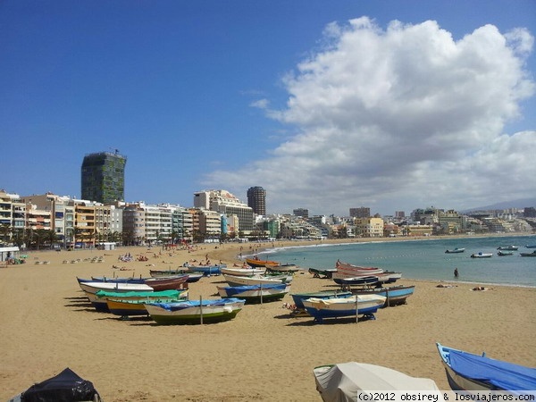 Belen de Arena en la playa de Las Canteras