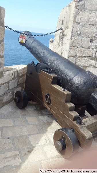 FORTALEZA DE SAN LORENZO DE DUBROVNIK
CAÑON DE LA FORTALEZA DE SAN LORENZO DE DUBROVNIK
