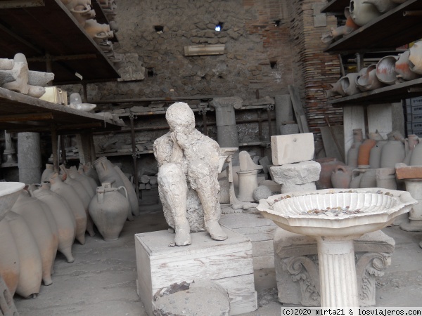 Ruinas de Pompeya
Almacenamiento de los objetos rescatados en las ruinas de Pompeya
