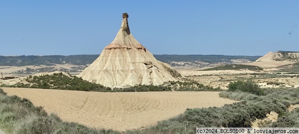 Símbolo de las Bardenas.
Símbolo del Parque,  