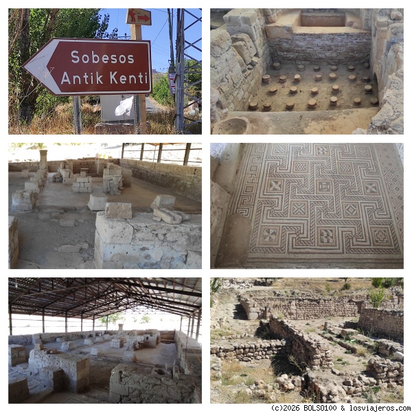 Ruinas de la antigua ciudad romana de Sobesos.
Sobesos.
