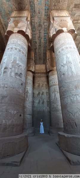 Templo Dendera
columnas del templo

