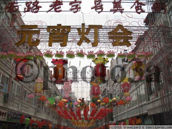 Shangai decoracion de año nuevo
Calle de shangai decorada para año nuevo
