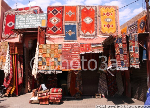 Tienda de alfombras
Colorida tienda de alfombras en Marrakech
