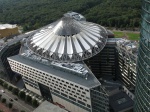 Vista aérea del Sony Center, en la Potsdamerplatz