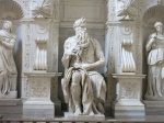 Escultura de Moisés, obra de Miguel Angel