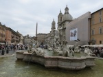Vista parcial de la Piazza Navona