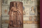 Escultura de dos de los cuatro tetrarcas romanos, en el Museo Capitolino