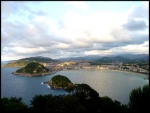 Panorámica desde el monte Igueldo