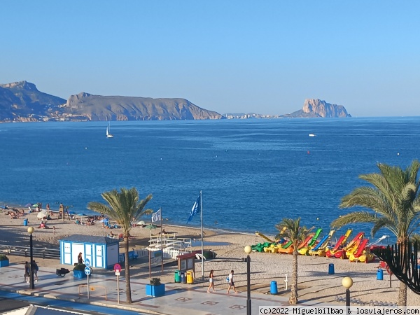 Desde la terraza, playa
Vista de la playa de El Albir.
