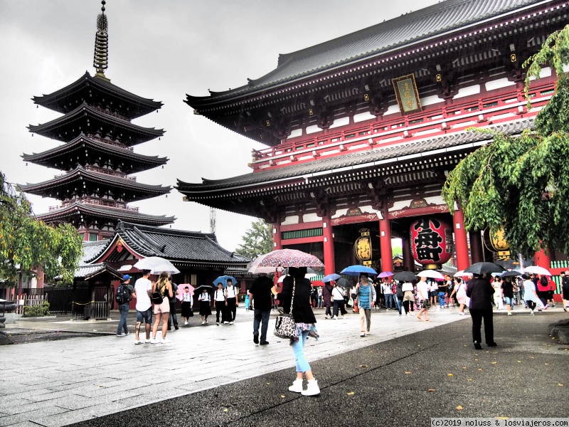 Viaje de dos semanas por Japón - Blogs de Japon - Tokyo, luces y templos... y lluvia (2)