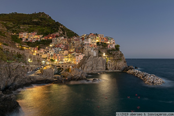 Ocaso en Manarola
Manarola al anochecer
