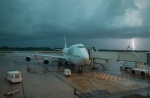 Se avecina tormenta
Wamos air, Cancún, Avión, Aeropuerto