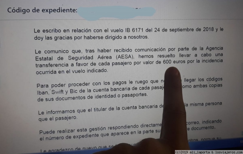 Viajar a  USA: Aesa - Confirmación pago de AESA (Aesa)