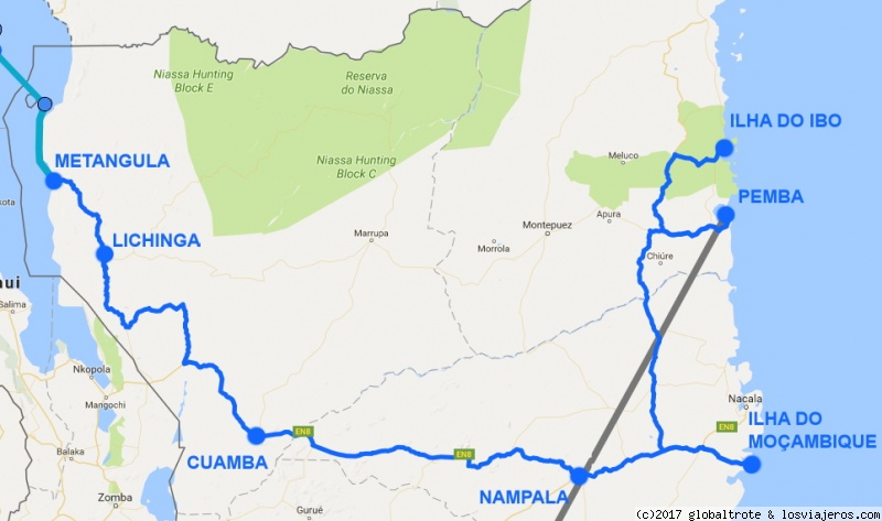Viajar a  Mozambique: Camino Norte - MOZAMBIQUE: La vuelta al Sur de África en 80 días (y7) (Camino Norte)