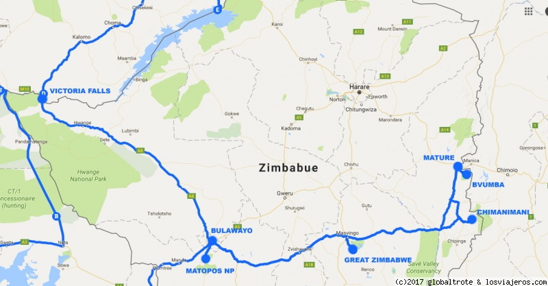 ZIMBABUE: La vuelta al Sur de África en 80 días (4) - Blogs de Zimbabwe - COMENTARIOS GENERALES (1)