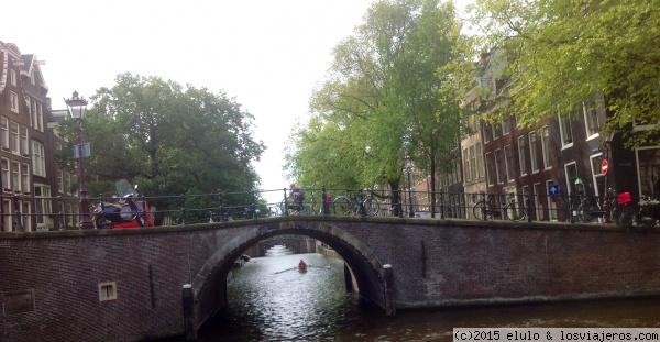 Los 7 puentes de Amsterdam
Los 7 puentes sobre el canal Reguliersgracht en Amsterdam
