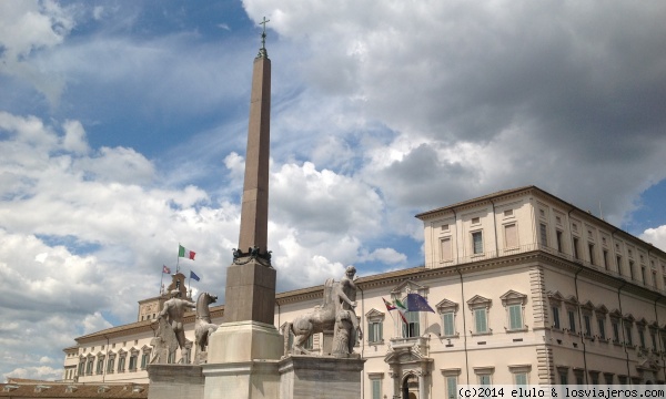 Piazza del Quirinale Roma
Residencia oficial del Presidente de la República de Italia
