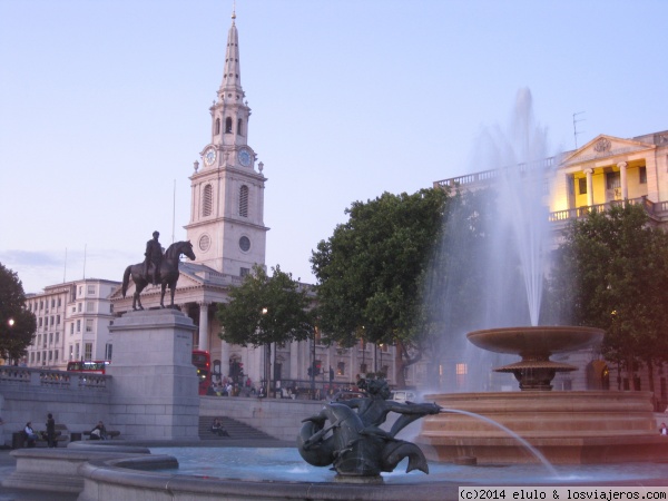 Trafalgar Square
Una de las plazas más atractiva de Londres
