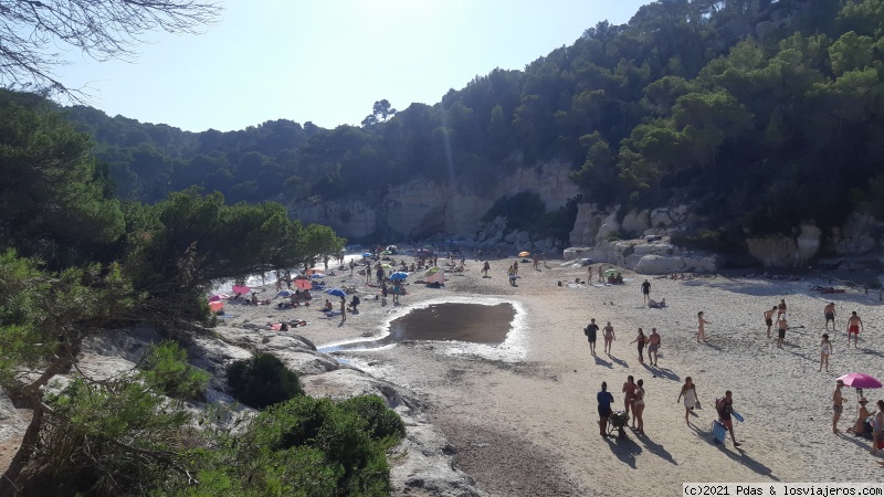 Menorca en 6 días en familia - Blogs de España - Cala en Porter - Cala Galdana - Cala Mitjana - Cala Trebalúger (4)