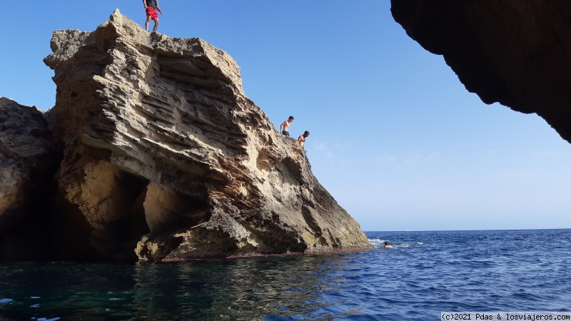 Menorca en 6 días en familia - Blogs de España - Kayak cuevas (4)