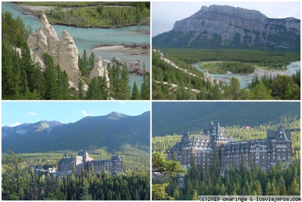 Banff - Hoodoos y Hotel Fairmont
.
