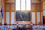 Interior de la iglesia de Husavik